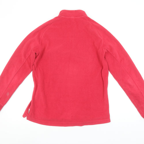 Decathlon Women’s Red Fleece Pullover Sweatshirt XL 1/2 Zip Warm Winter Top