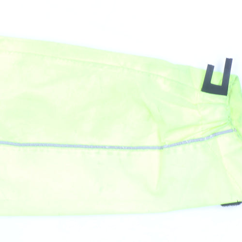 Madison Women's Yellow Cycling Windbreaker Jacket Size 10 Reflective Waterproof