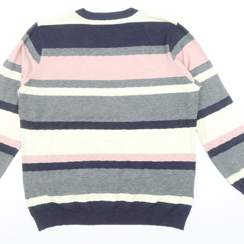 VilaVi Women’s Multicoloured Striped Pullover Jumper XL