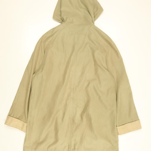 Marks and Spencer Women’s Beige Rain Coat UK 10 Hooded Water Resistant