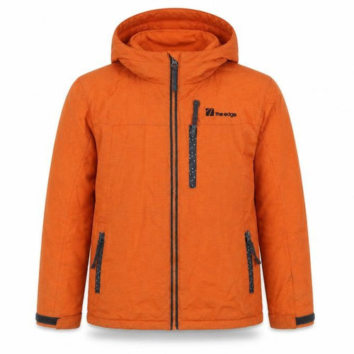The Edge Boys Orange Hooded Puffer Jacket 11-12 Years Winter Coat