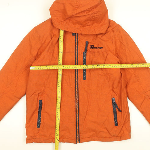 The Edge Boys Orange Hooded Puffer Jacket 11-12 Years Winter Coat