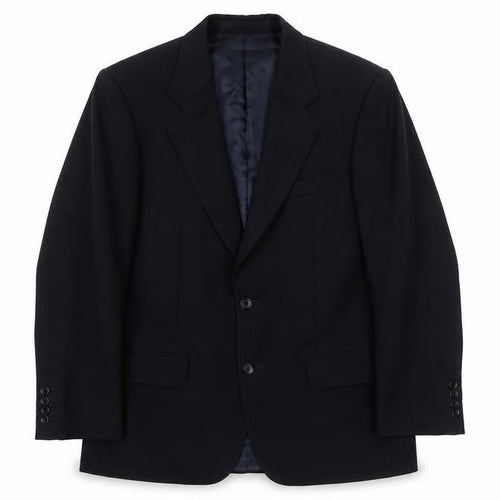 Marks & Spencer Men Blue 36 Regular Wool Single-Breasted Blazer