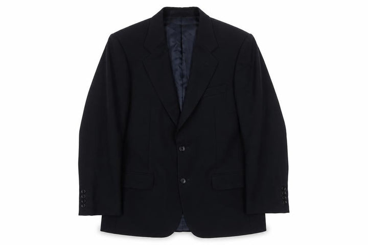 Marks & Spencer Men Blue 36 Regular Wool Single-Breasted Blazer