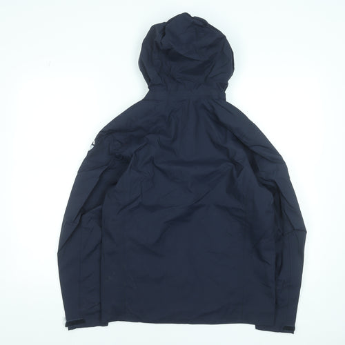 Tribord Boys Blue Waterproof Hooded Windbreaker Jacket 14 Years