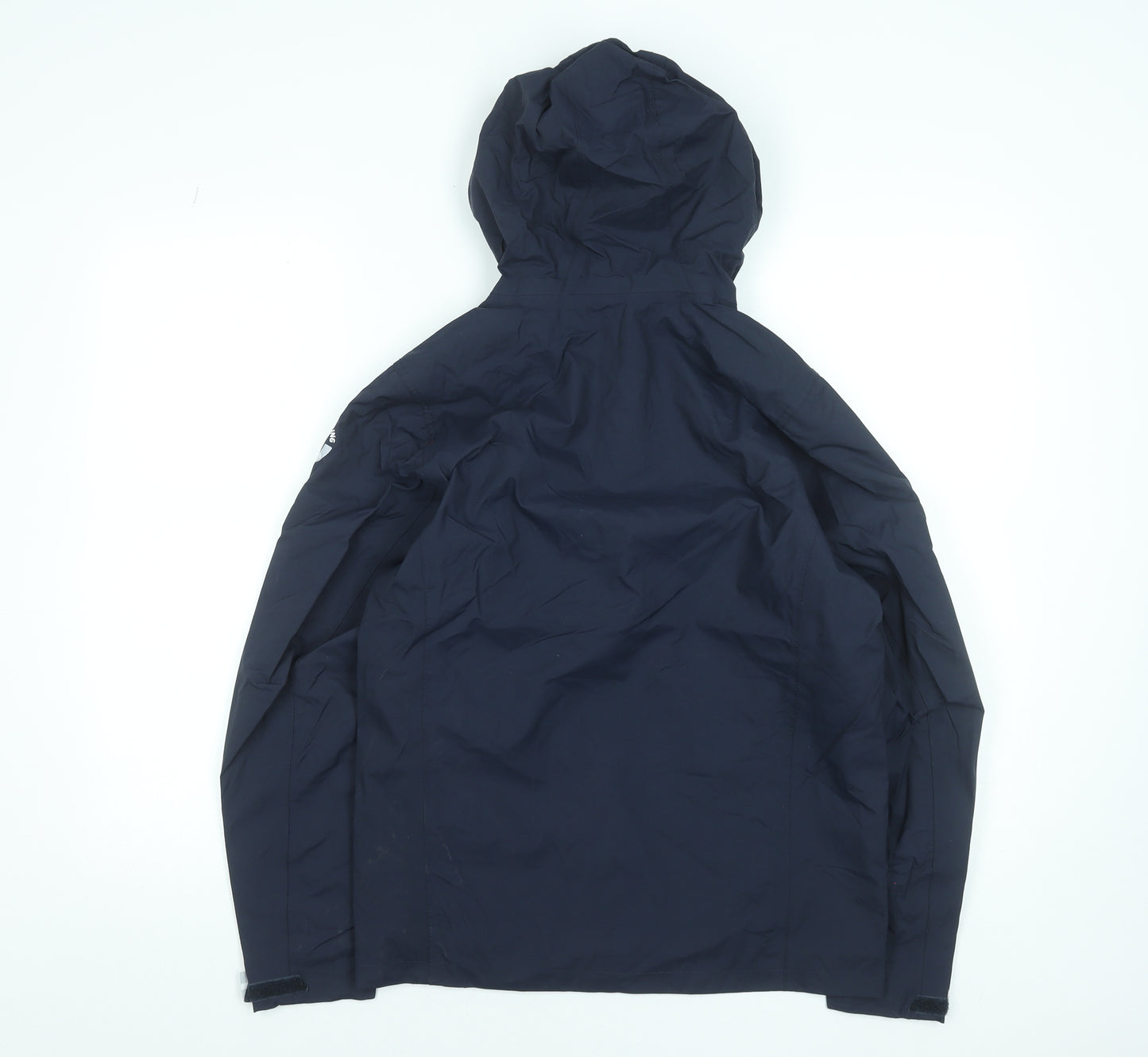 Tribord Boys Blue Waterproof Hooded Windbreaker Jacket 14 Years