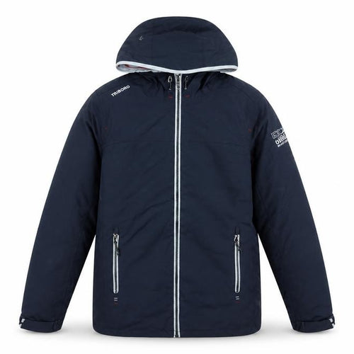 Tribord Boys Blue Waterproof Windbreaker Jacket 14 Years Hooded