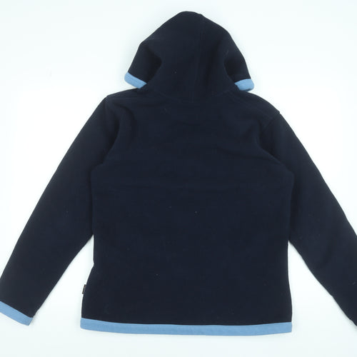 Trespass Men's Blue Fleece Hooded Full Zip Jacket Size M