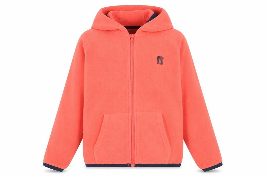 Hi Gear Girls Pink Fleece Hooded Full Zip Jacket 7-8 Years Outdoor Layer