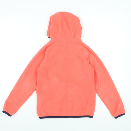 Hi Gear Girls Pink Fleece Hooded Full Zip Jacket 7-8 Years Outdoor Layer