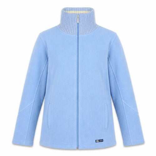Maine New England Women's Blue Fleece Full Zip Jacket Size 14