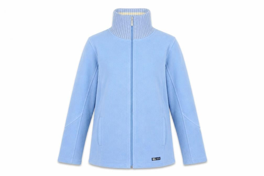 Maine New England Women's Blue Fleece Full Zip Jacket Size 14