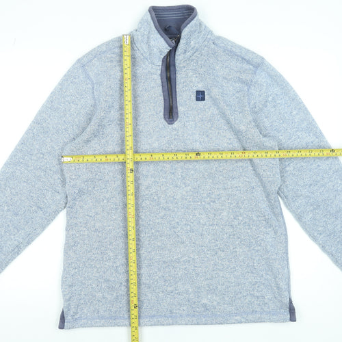 Mountain Warehouse Women's Grey 1/2 Zip Fleece Pullover UK14