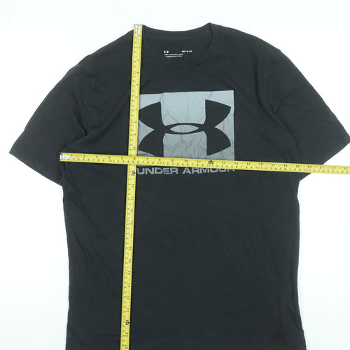 Under Armour Men's Black Graphic Logo Sports T-Shirt Size M