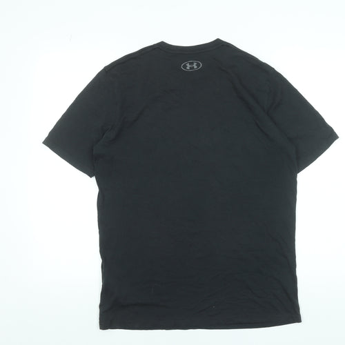 Under Armour Men's Black Graphic Logo Sports T-Shirt Size M