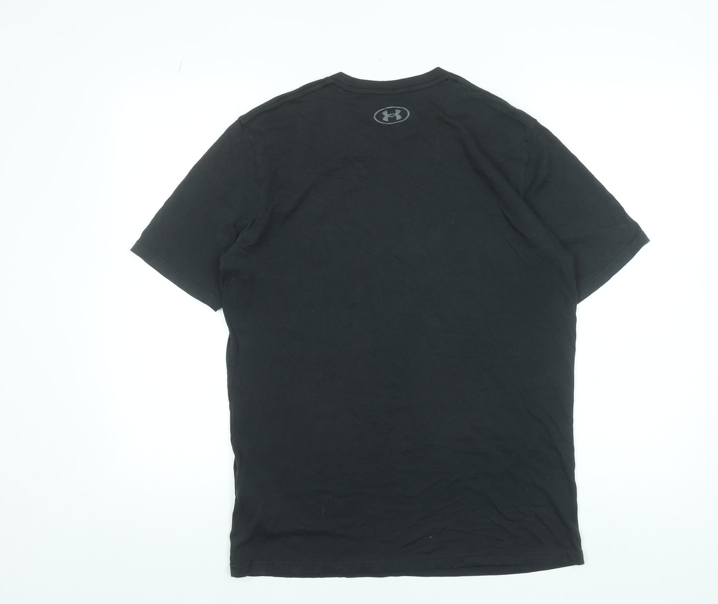 Under Armour Men's Black Graphic Logo Sports T-Shirt Size M