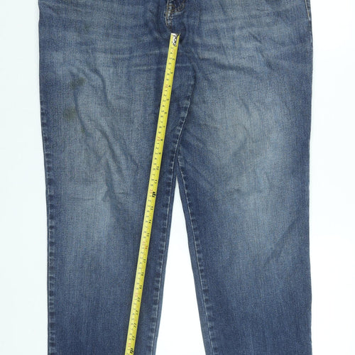 Tu Men's Blue Straight Regular Fit Stretch Jeans 38W 32L