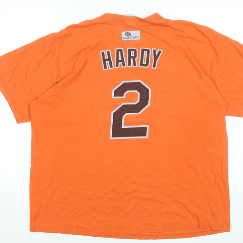 Real Street Men’s Orange Baltimore Orioles XL Cotton Graphic T-Shirt