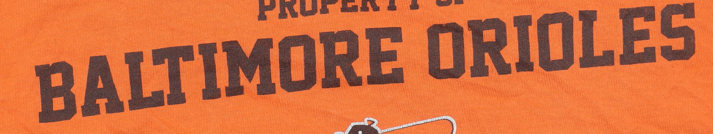 Real Street Men’s Orange Baltimore Orioles XL Cotton Graphic T-Shirt