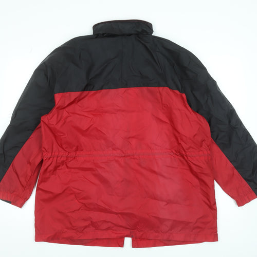 Marks and Spencer Women's Red Windbreaker Jacket Size 16