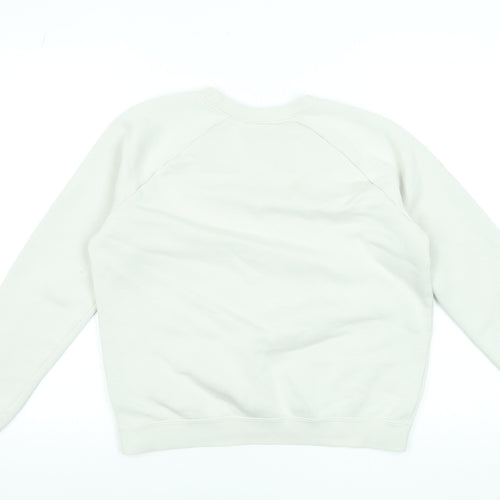 Nike Womens Beige Crew Neck Pullover Sweatshirt S