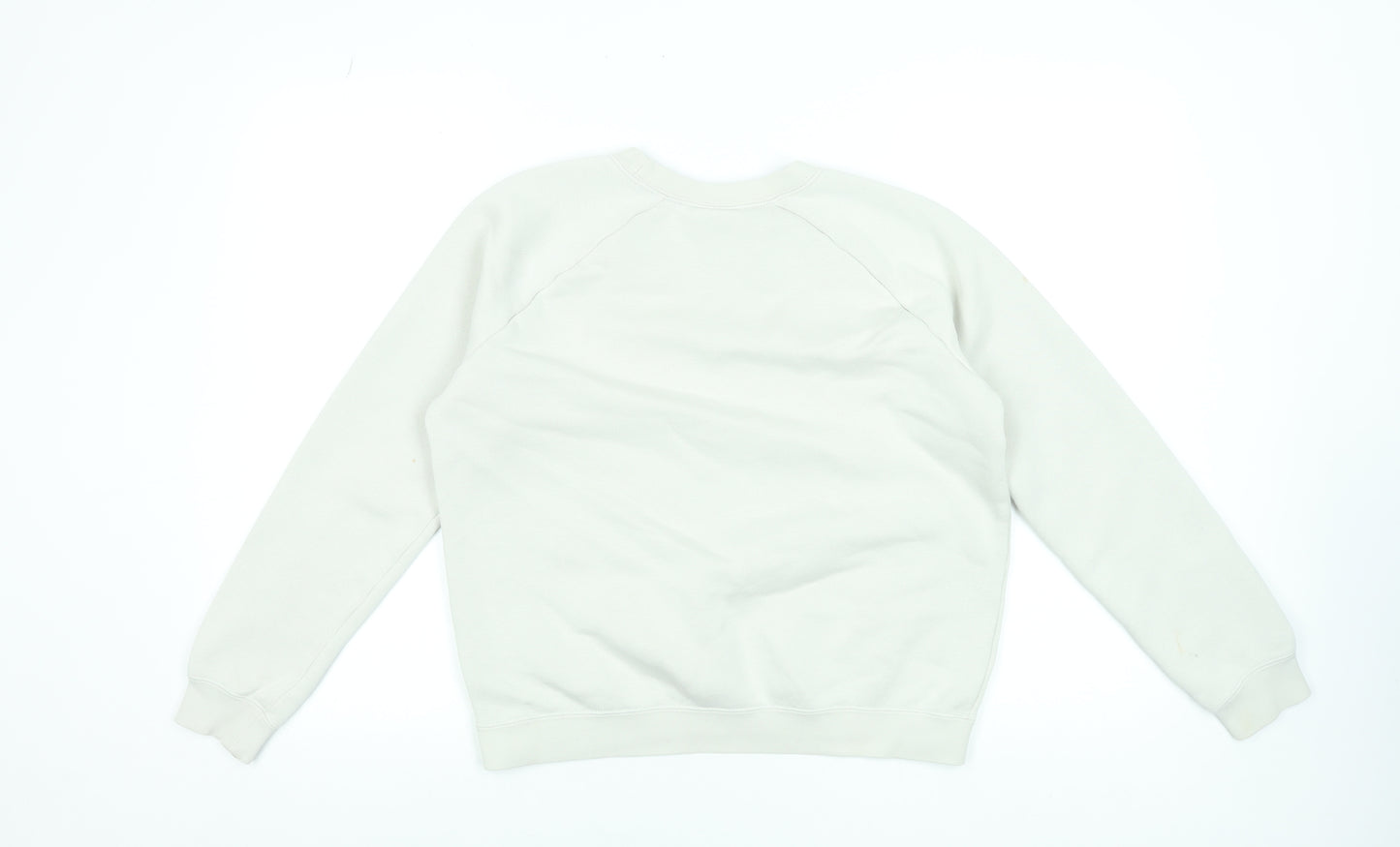 Nike Womens Beige Crew Neck Pullover Sweatshirt S