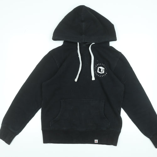 Landstreff Stavanger Men's Black Pullover Hoodie Size S Music Festival Graphic