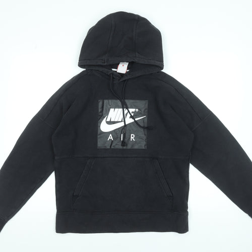 Nike Men's Black Pullover Hoodie Small Sports Fleece Sweatshirt