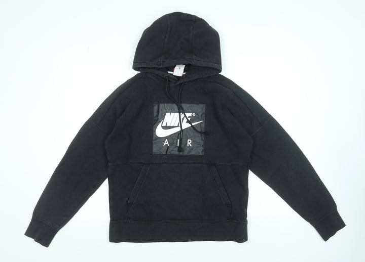 Nike Men's Black Pullover Hoodie Small Sports Fleece Sweatshirt