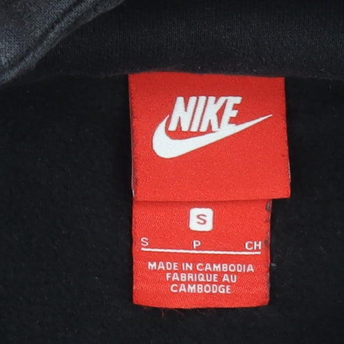 Nike Men's Black Pullover Hoodie Small Sports Fleece Sweatshirt