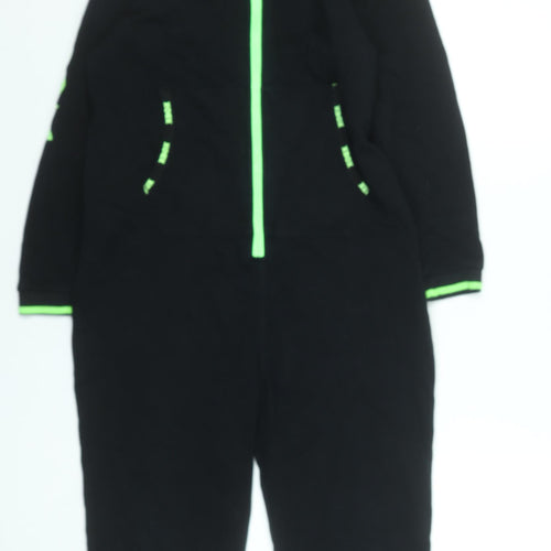 Next Boys Black Xbox Hooded Fleece One Piece Pyjamas 9 Years