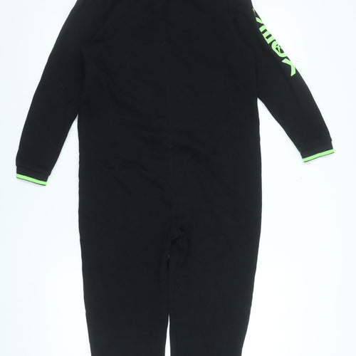 Next Boys Black Xbox Hooded Fleece One Piece Pyjamas 9 Years