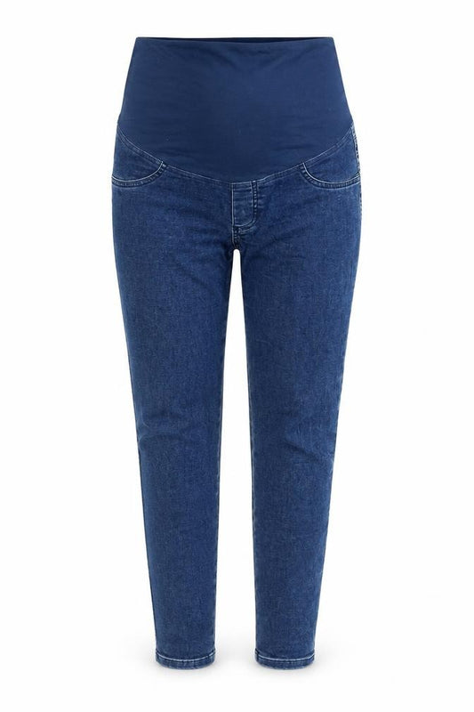 Front view of Calzedonia women’s blue maternity jegging jeans slim fit m