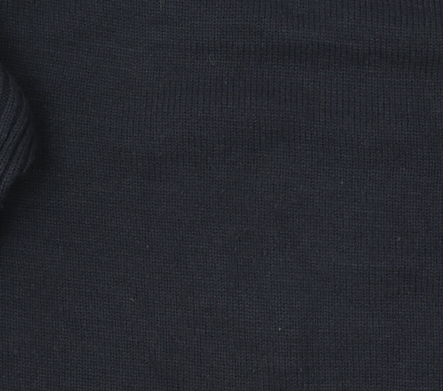 Innocenti Mens Blue 1/4 Zip High Neck Acrylic Jumper XL