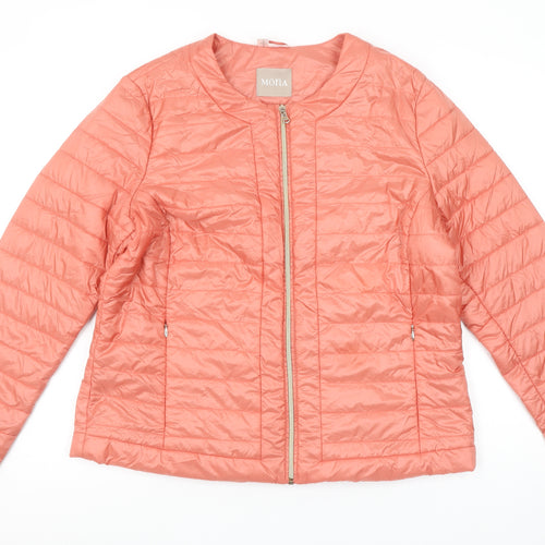 Mona Women's Pink Lightweight Quilted Puffer Jacket Size 16