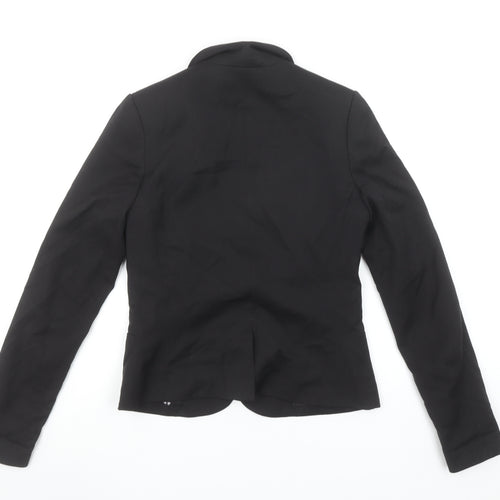 Divided by H&M Women's Black Two-Button Blazer Size 8 Classic Fit