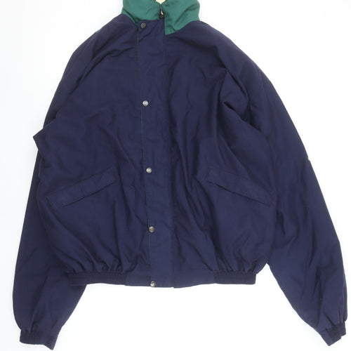 Hamilton Ross Men's Blue XL Bomber Jacket Nylon Windproof
