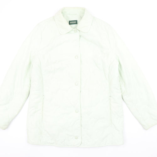 Rowlands Women's Ivory Quilted Mid-Length Jacket Size 12