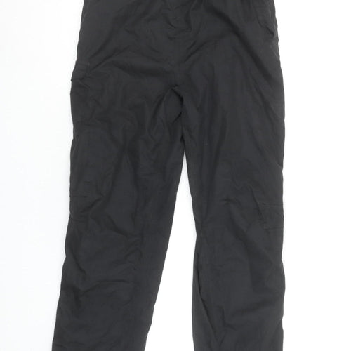 Peter Storm Boys Black 13 Years Waterproof Cargo Outdoor Trousers