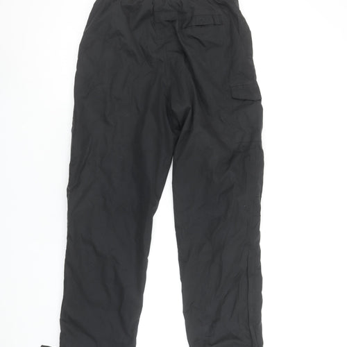 Peter Storm Boys Black 13 Years Waterproof Cargo Outdoor Trousers
