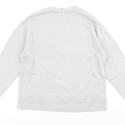 Disney Women’s Grey Mickey Mouse Crew Neck Sweatshirt Size S