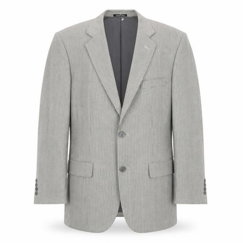 Joseph & Feiss Men's Grey Check Blazer 40 Short Classic Fit
