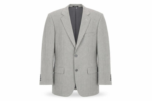 Joseph & Feiss Men's Grey Check Blazer 40 Short Classic Fit