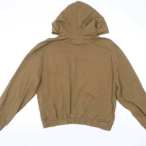 Pull & Bear Womens Brown Los Angeles Hoodie XL Cotton Blend Casual