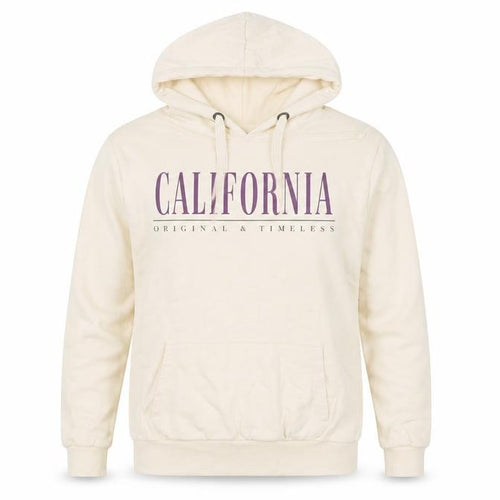 Varsity Team Players Beige California Hoodie Womens Size 12 L 100% Cotton