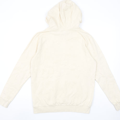 Varsity Team Players Beige California Hoodie Womens Size 12 L 100% Cotton