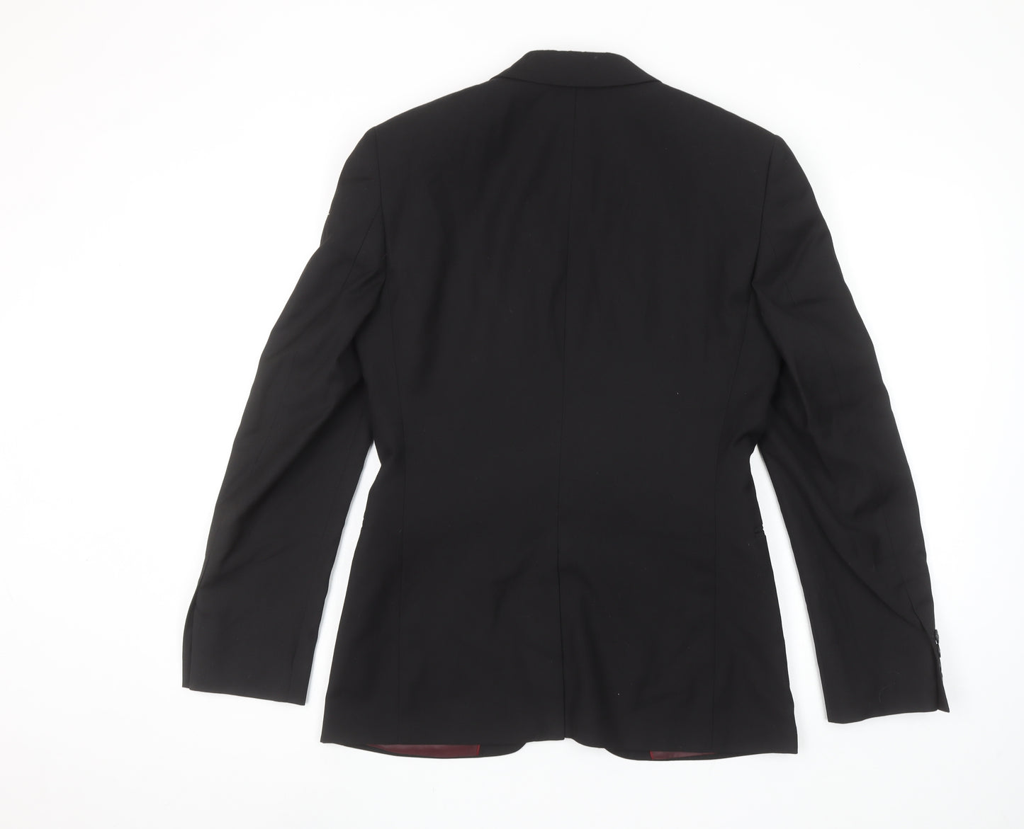 Topman Men's Black 36R Slim Fit Formal Blazer Jacket