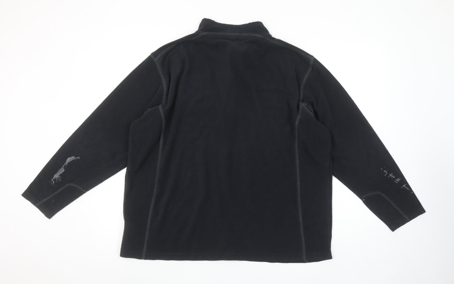Columbia Men's Black 2XL Fleece 1/4 Zip Outdoor Pullover Sweatshirt