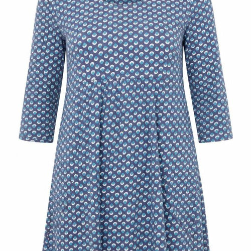 Mudd & Water Women’s Blue Geometric A-Line Cotton Dress Size 14