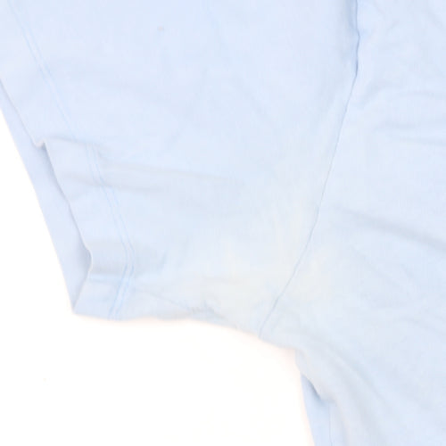 Hugo Boss Men’s Light Blue Crew Neck Cotton T-Shirt L